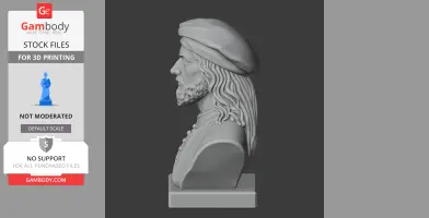 Donatello Bust - Historical Warrior STL