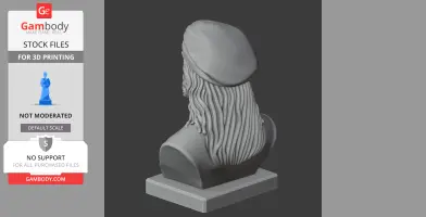 Donatello Bust - Historical Warrior STL