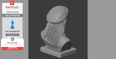 Donatello Bust - Historical Warrior STL