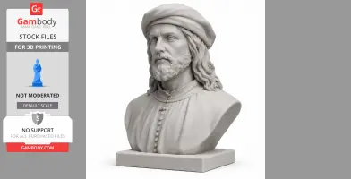 Donatello Bust - Historical Warrior STL