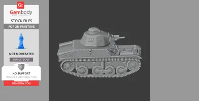 AMC 34 - Tank Model STL