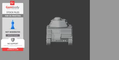 AMC 34 - Tank Model STL