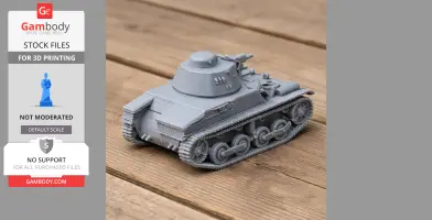 AMC 34 - Tank Model STL