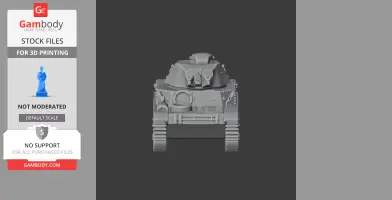 AMC 34 - Tank Model STL