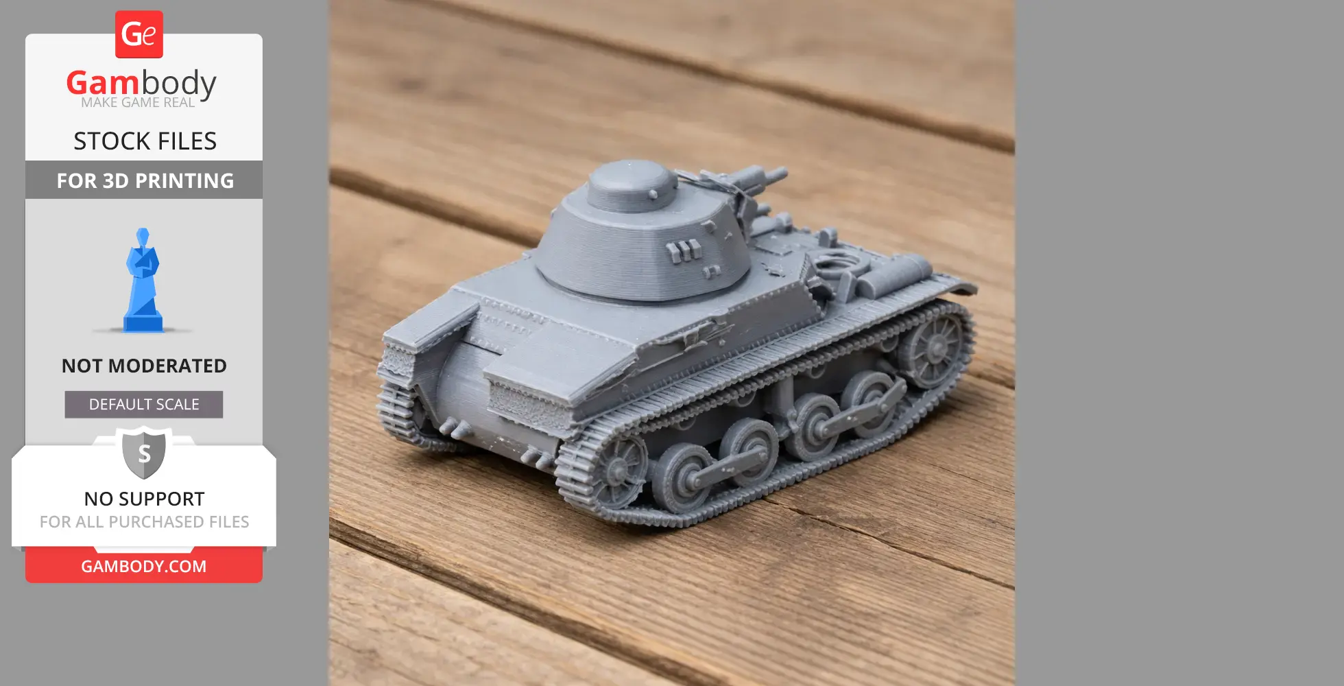 AMC 34 - Tank Model STL