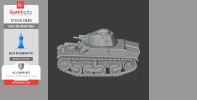 AMC 34 - Tank Model STL