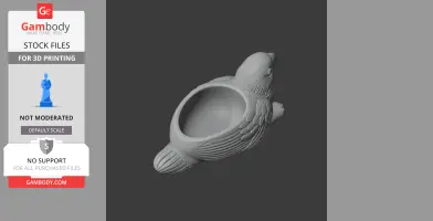 Parrot Bowl - Animal Wall Hook STL