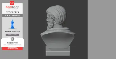 Epictetus Bust - Historical Warrior STL