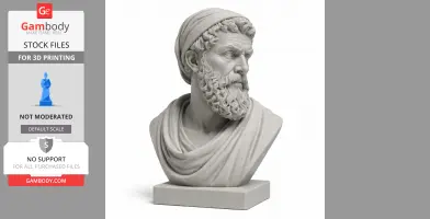 Epictetus Bust - Historical Warrior STL