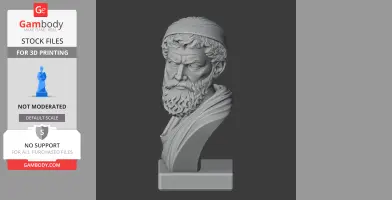 Epictetus Bust - Historical Warrior STL