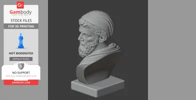 Epictetus Bust - Historical Warrior STL