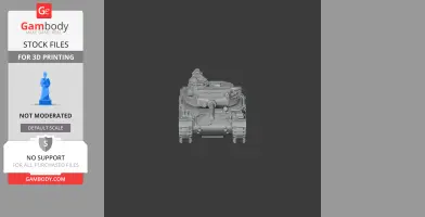 AMX-30 tank - Tank Model STL