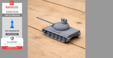 AMX-30 tank - Tank Model STL