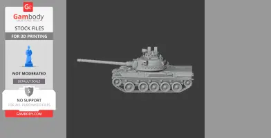 AMX-30 tank - Tank Model STL