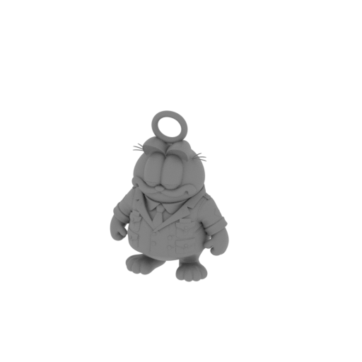 Garfield Ace Ventura Ring Figure.stl