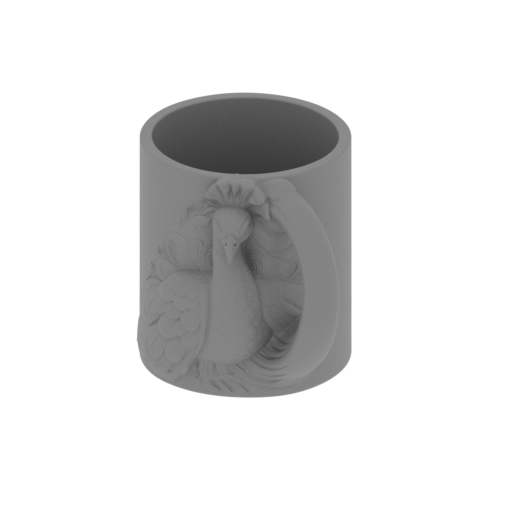 Peacock Mug.stl