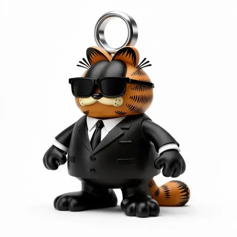 Garfield Agent Smith Ring Figure - Mashup Figure STL