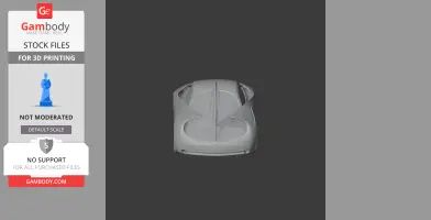 Gray-scale 3D model of a sleek, aerodynamic car viewed from above on a dark background.