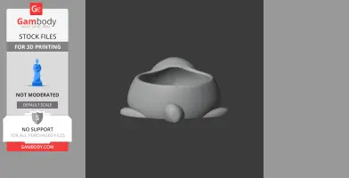 Penguin Bowl - Animal Wall Hook STL