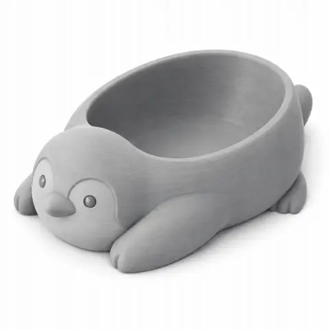 Penguin Bowl - Animal Wall Hook STL