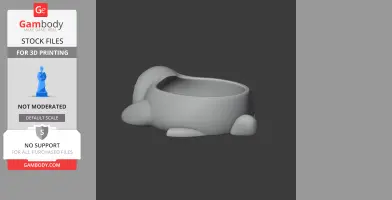 Penguin Bowl - Animal Wall Hook STL