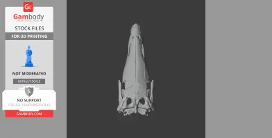 Bowfin (Amia calva) Skull - Skull Replica STL