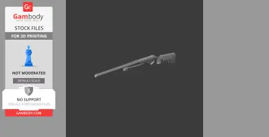 3D model of a Benelli Vinci shotgun cosplay prop, shown for 3D printing.