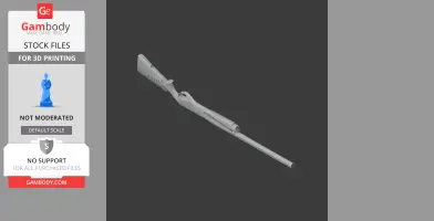 A 3D model of a Benelli Vinci shotgun, designed for cosplay, ready for 3D printing from Gambody.