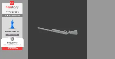 3D model of a Benelli Vinci shotgun prop for cosplay, designed for 3D printing.