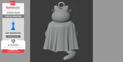 Garfield Aragorn Ring Figure - Mashup Figure STL