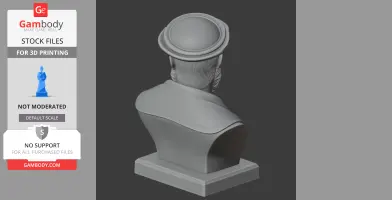 Ferdinand Magellan Bust - Historical Warrior STL