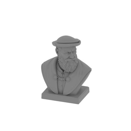 Ferdinand Magellan Bust.stl