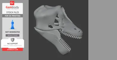 Brontosaurus Skull - Skull Replica STL