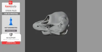 Brontosaurus Skull - Skull Replica STL