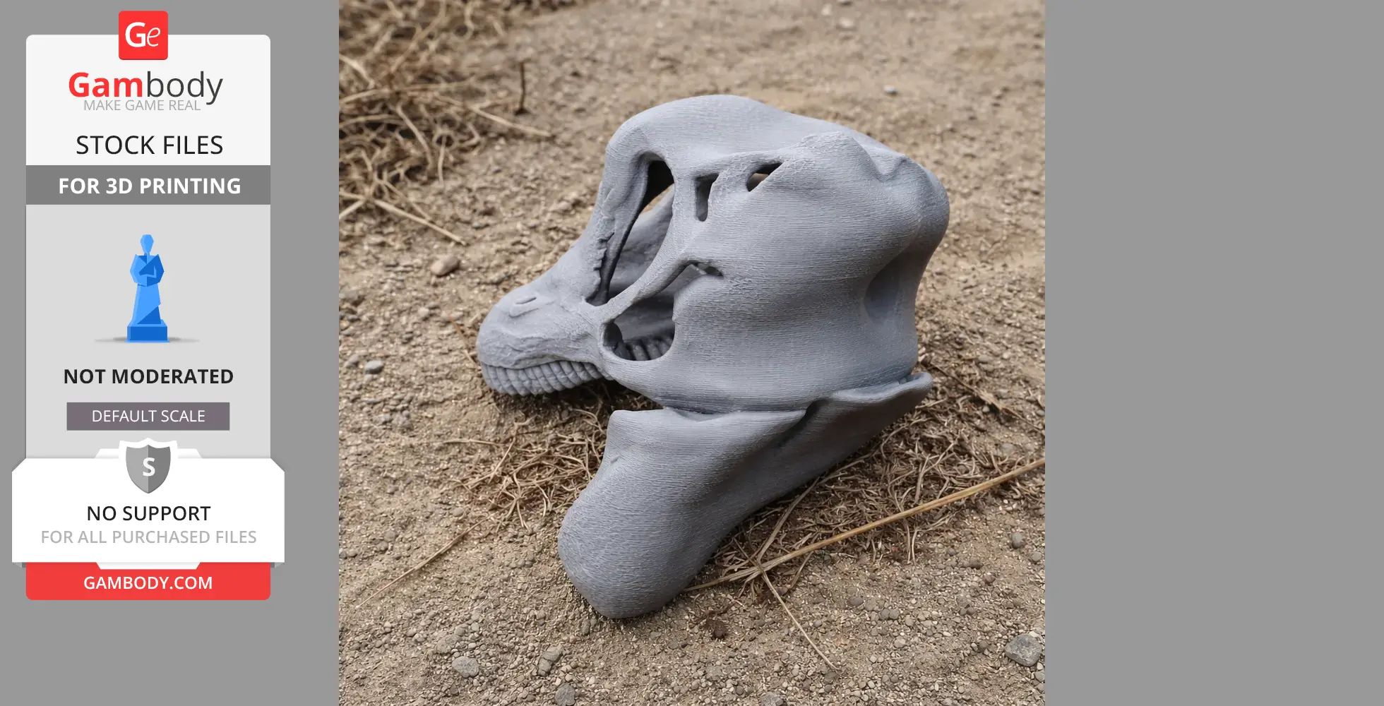 Brontosaurus Skull - Skull Replica STL