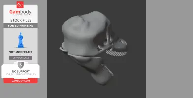 Brontosaurus Skull - Skull Replica STL