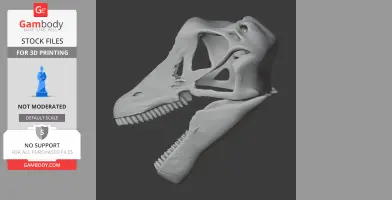 Brontosaurus Skull - Skull Replica STL