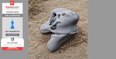 Brontosaurus Skull - Skull Replica STL