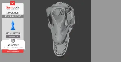 Brontosaurus Skull - Skull Replica STL