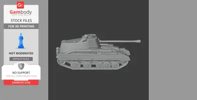 Archer (tank destroyer) - Tank Model STL