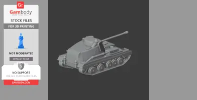 Archer (tank destroyer) - Tank Model STL