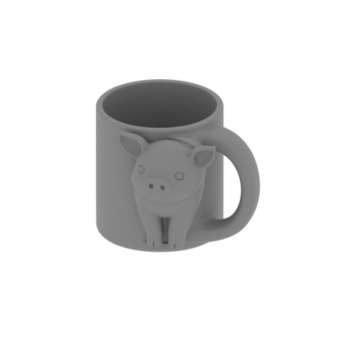 Pig Mug.stl