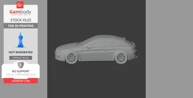 Alfa Romeo Brera - Scale Vehicle STL