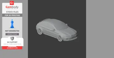 Alfa Romeo Brera - Scale Vehicle STL