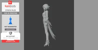 Arlecchino - Genshin Impact Figurine - Character Figure STL