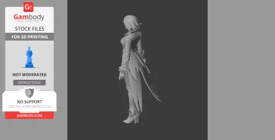 Arlecchino - Genshin Impact Figurine - Character Figure STL