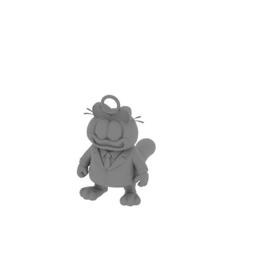 Garfield Beetlejuice Ring Figure.stl
