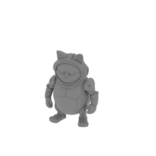 Garfield Blue Beetle Ring Figure.stl