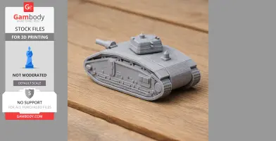 ARL V 39 - Tank Model STL