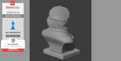 Francisco Goya Bust - Historical Warrior STL